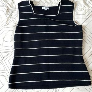 VTG Graffiti Striped Knit Camisole – Medium